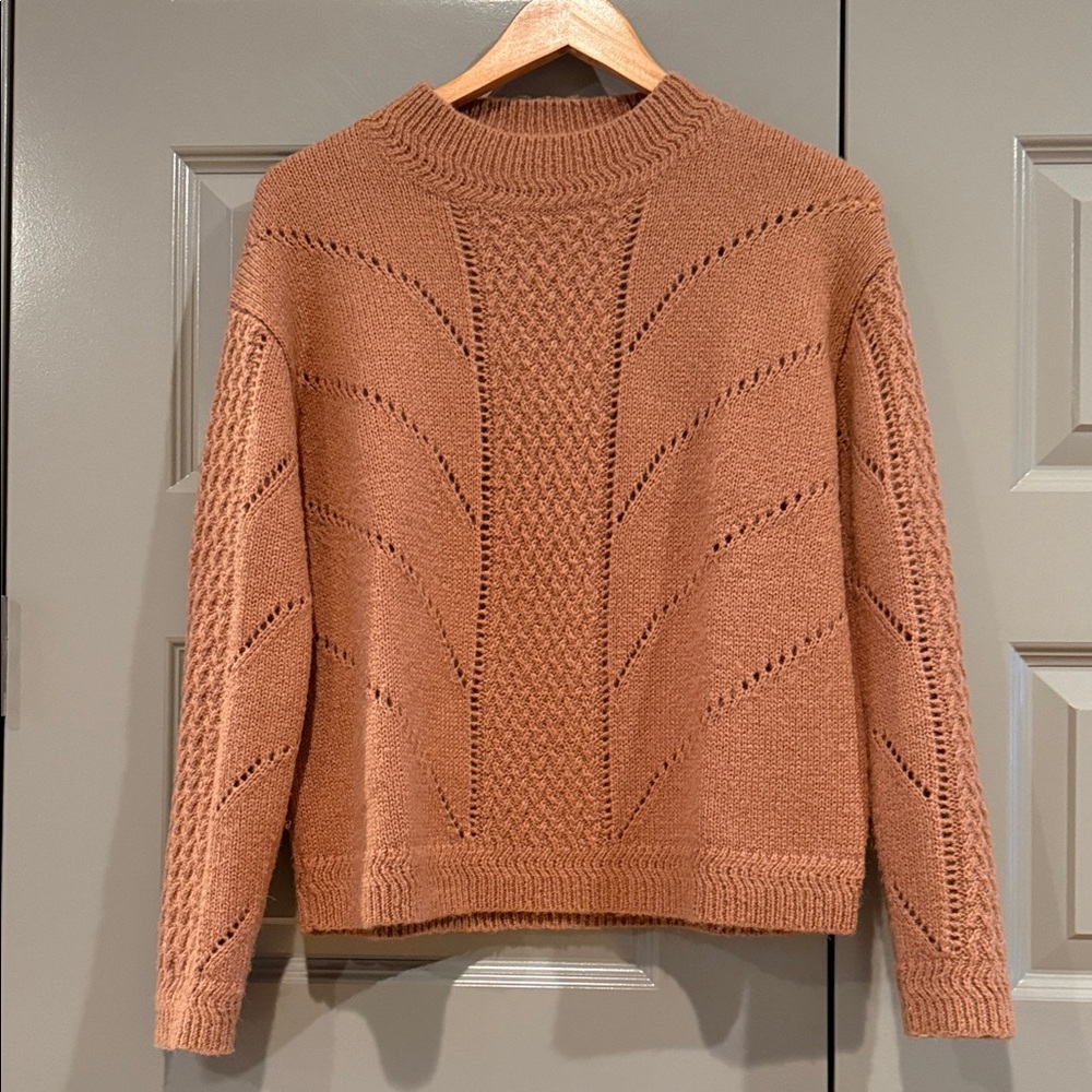 LAST CALL! Chelsea & Violet Terracotta Knit Sweater